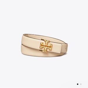 1” Tory Burch cream 1" ELEANOR BELT